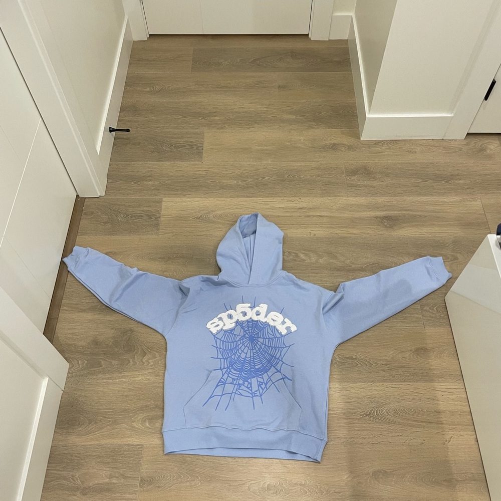 Spider Blue Hoodie
